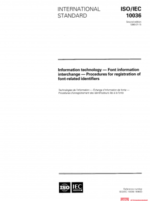ISO/IEC 10036:1996 PDF