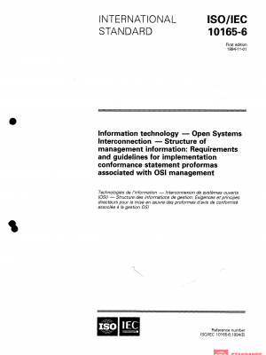 ISO/IEC 10165-6:1994 PDF