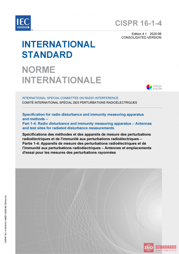 CISPR 16-1-4:2019+AMD1:2020 CSV PDF