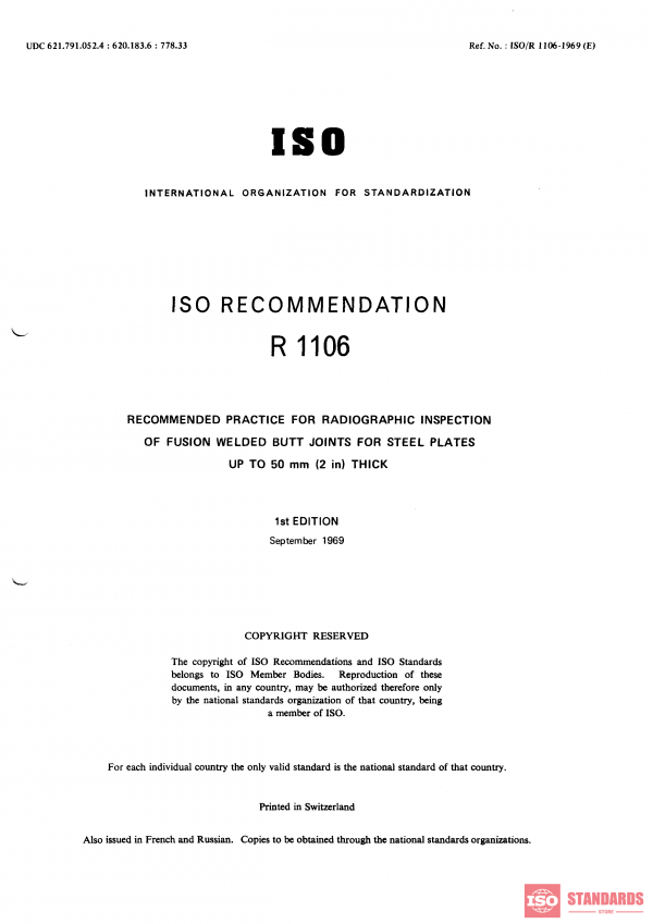 ISO/R 1106:1969 PDF