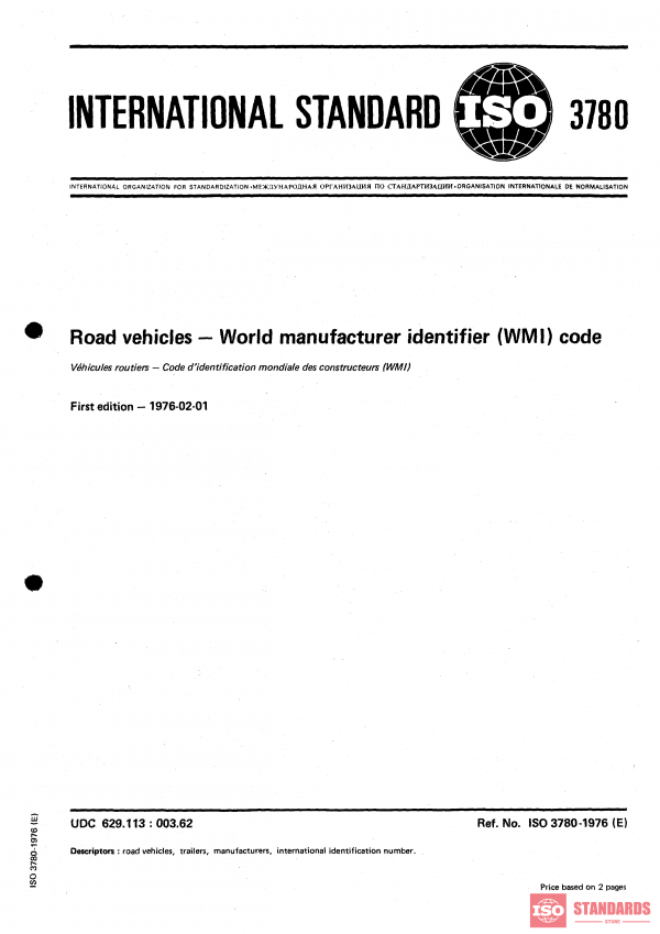 ISO 3780:1976 PDF