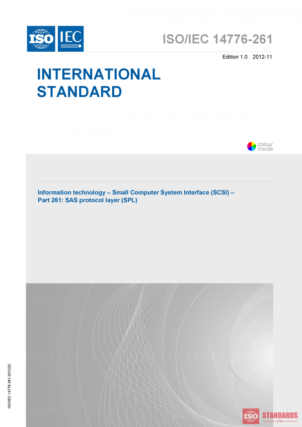 ISO/IEC 14776-261:2012 PDF