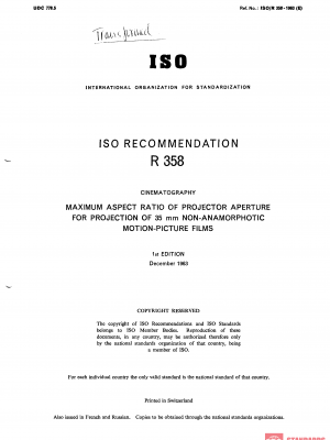 ISO/R 358:1963 PDF