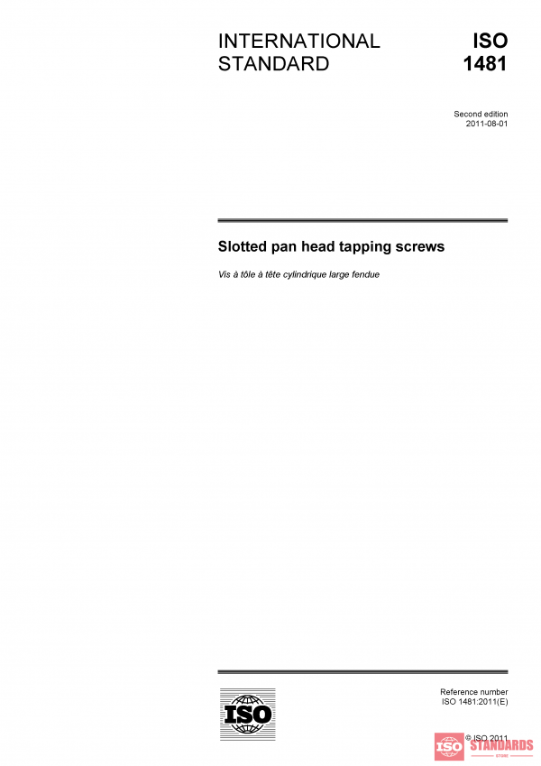 ISO 1481:2011 PDF