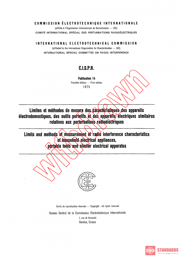 CISPR 14:1975 PDF