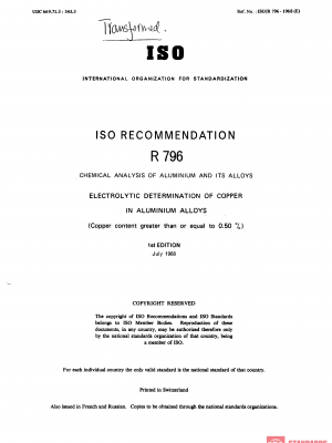 ISO/R 796:1968 PDF