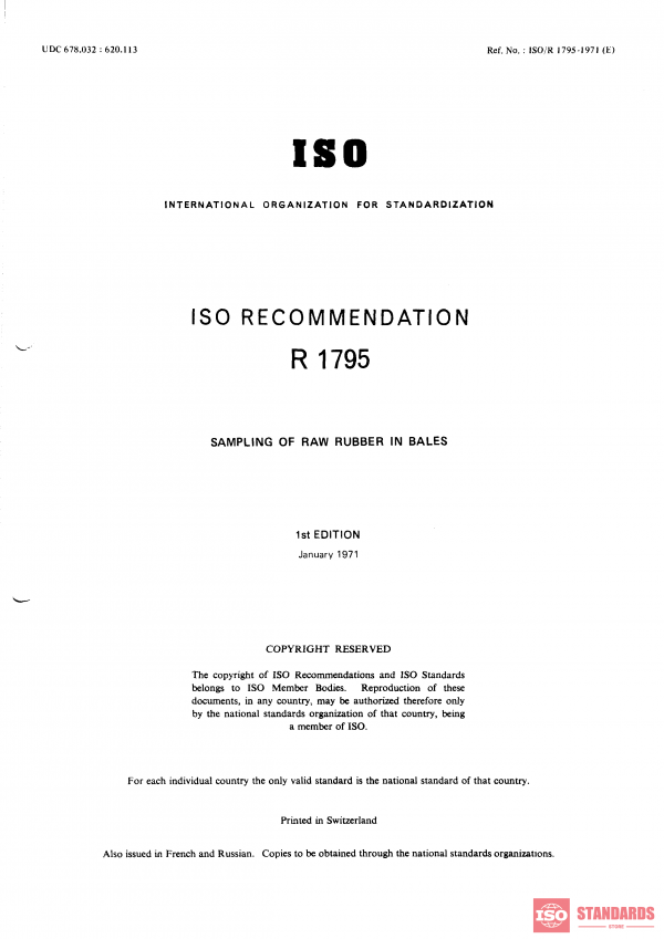 ISO/R 1795:1971 PDF