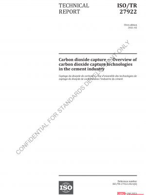 ISO TR 27922 (CCUS):2021 PDF
