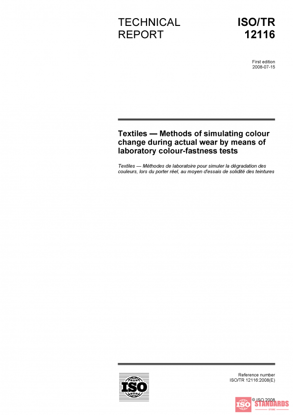ISO/TR 12116:2008 PDF