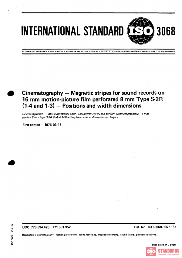 ISO 3068:1975 PDF