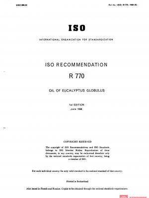 ISO/R 770:1968 PDF