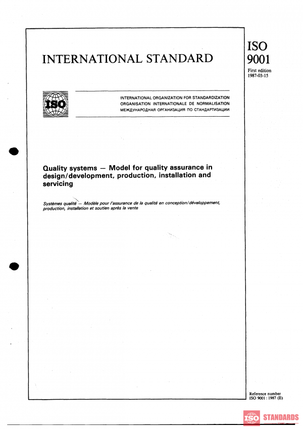 ISO 9001:1987 PDF