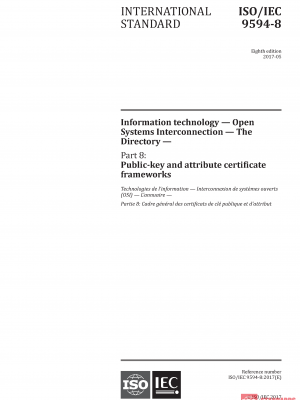 ISO/IEC 9594-8:2017 PDF