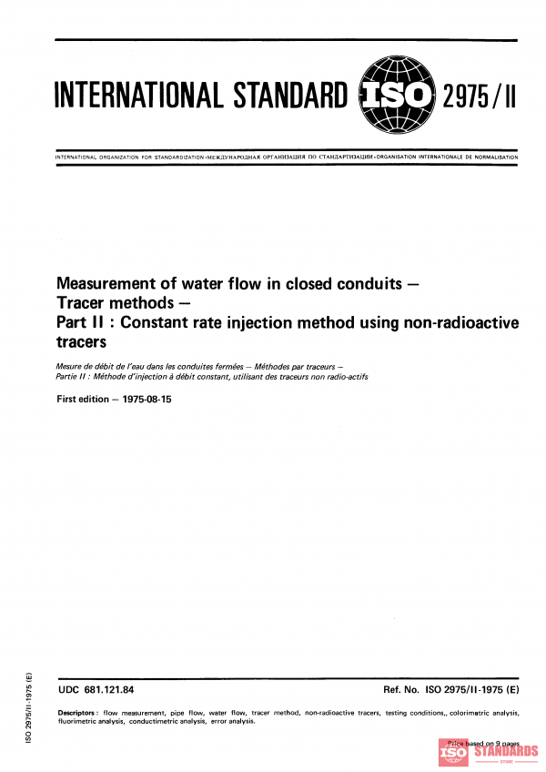 ISO 2975-2:1975 PDF