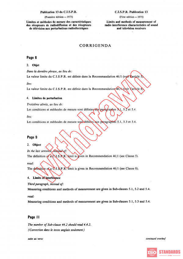 CISPR 13:1975/COR1:1978 PDF