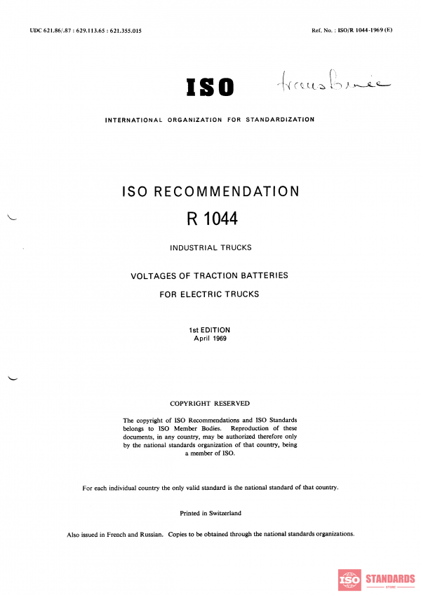 ISO/R 1044:1969 PDF