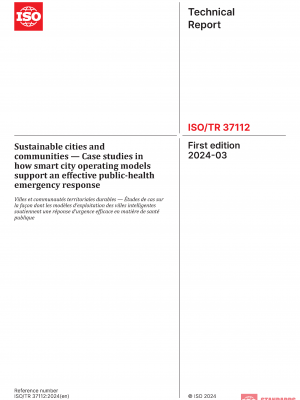 ISO/TR 37112:2024 PDF