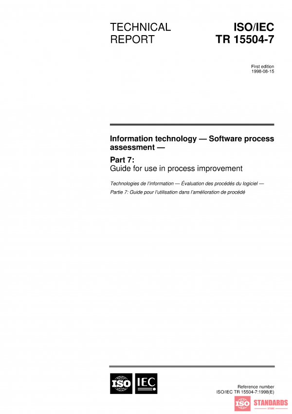 ISO/IEC TR 15504-7:1998 PDF
