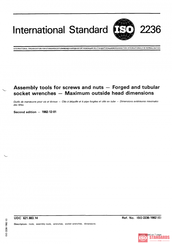 ISO 2236:1982 PDF