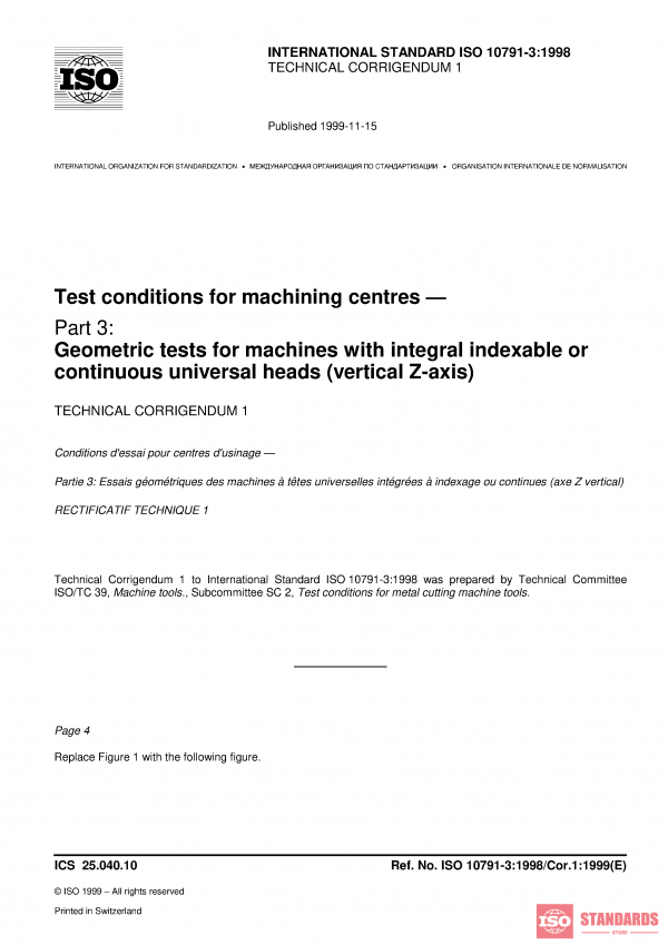 ISO 10791-3:1998/Cor 1:1999 PDF