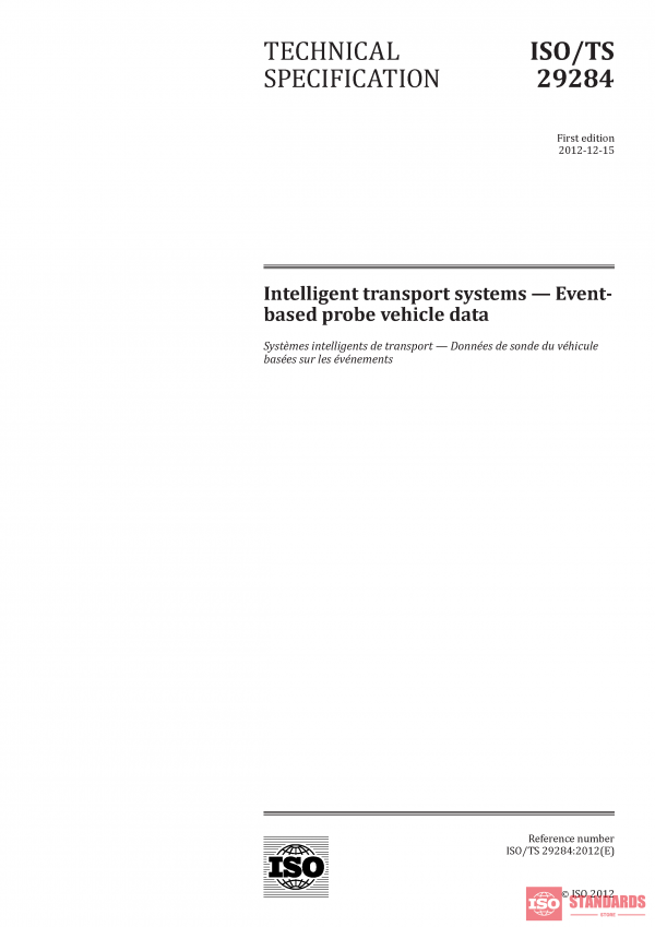 ISO/TS 29284:2012 PDF