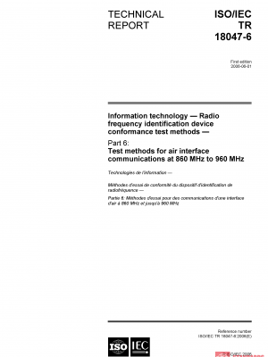 ISO/IEC TR 18047-6:2006 PDF