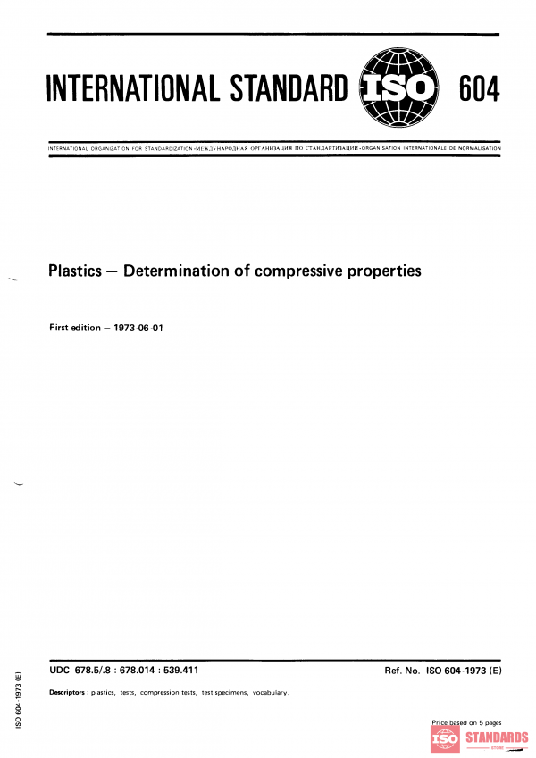 ISO 604:1973 PDF