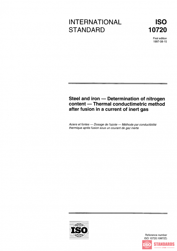 ISO 10720:1997 PDF