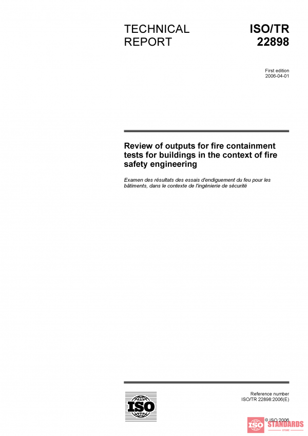 ISO/TR 22898:2006 PDF