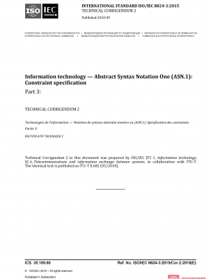 ISO/IEC 8824-3:2015/Cor 2:2018 PDF