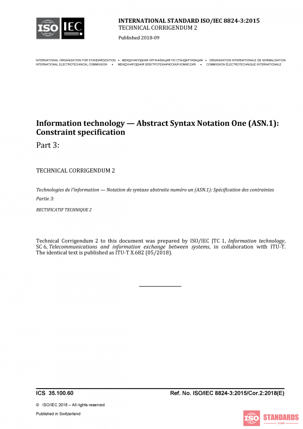 ISO/IEC 8824-3:2015/Cor 2:2018 PDF