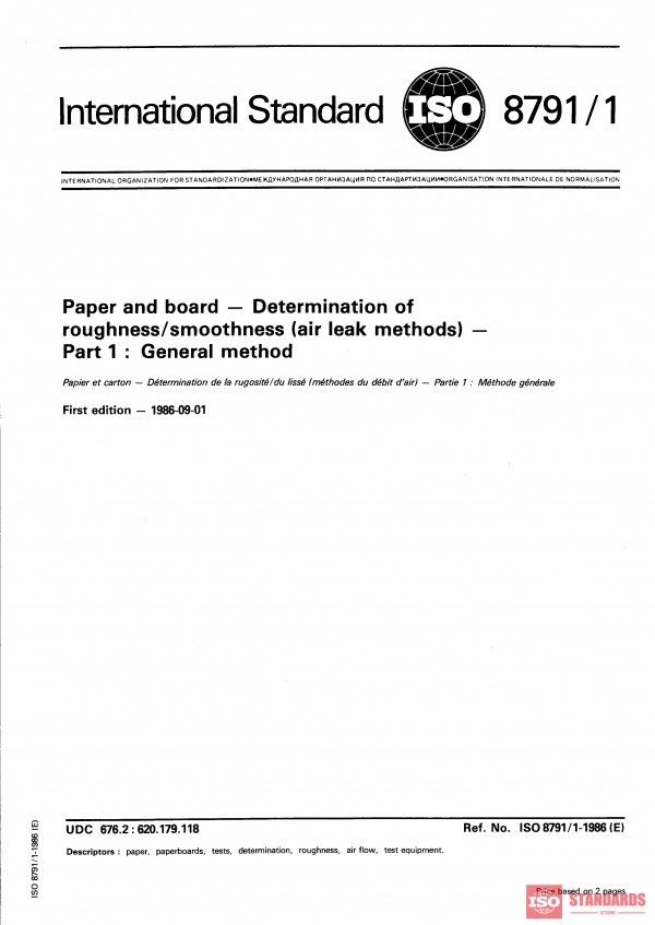ISO 8791-1:1986 PDF