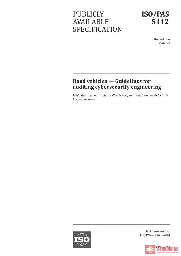 ISO/PAS 5112:2022 PDF