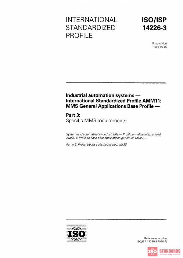 ISO/ISP 14226-3:1996 PDF