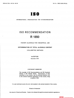 ISO/R 1850:1970 PDF