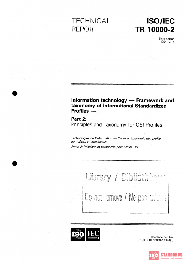 ISO/IEC TR 10000-2:1994 PDF