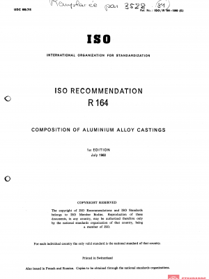 ISO/R 164:1960 PDF