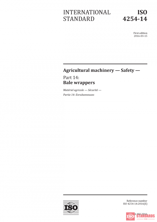 ISO 4254-14:2016 PDF