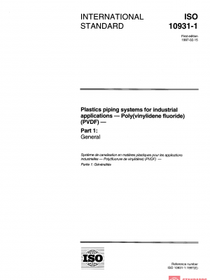 ISO 10931-1:1997 PDF