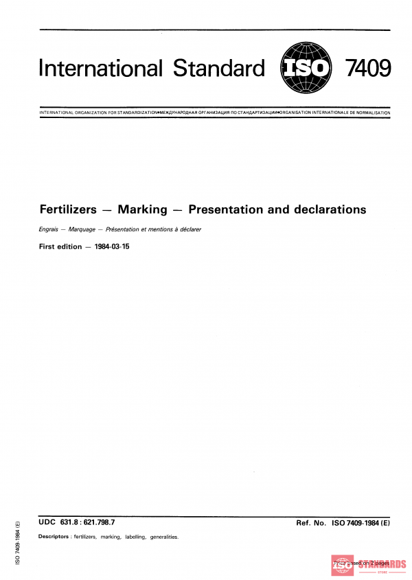 ISO 7409:1984 PDF