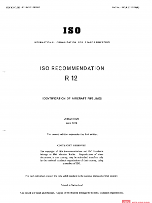 ISO/R 12:1970 PDF