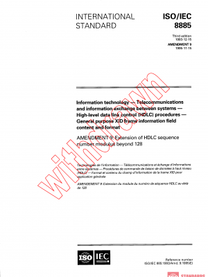 ISO/IEC 8885:1993/AMD9:1995 PDF