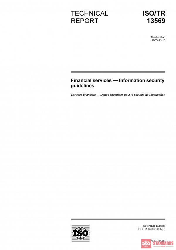 ISO/TR 13569:2005 PDF