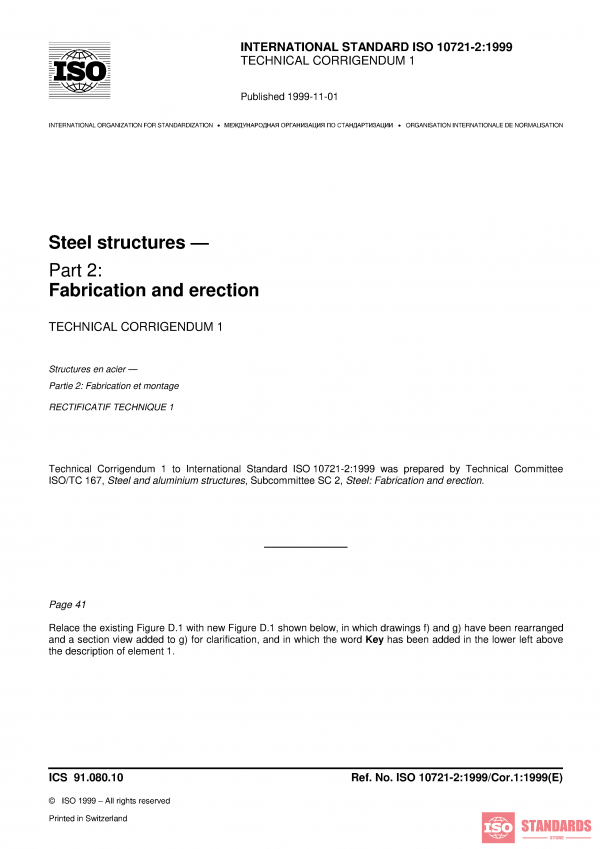 ISO 10721-2:1999/Cor 1:1999 PDF