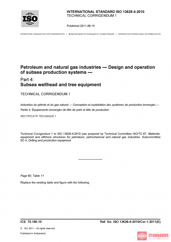 ISO 13628-4:2010/Cor 1:2011 PDF