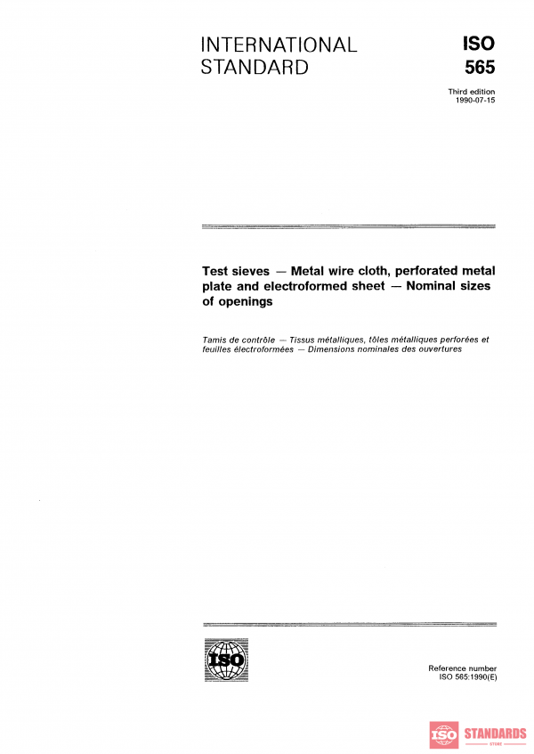 ISO 565:1990 PDF