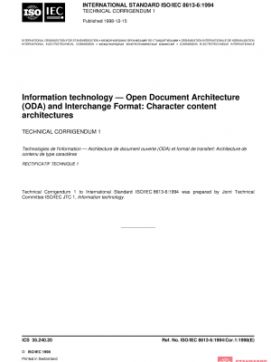 ISO/IEC 8613-6:1994/Cor 1:1998 PDF