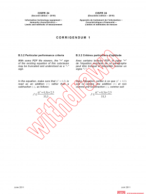 CISPR 24:2010/COR1:2011 PDF