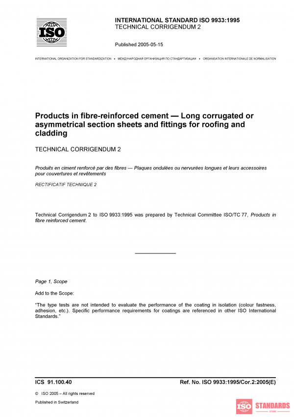 ISO 9933:1995/Cor 2:2005 PDF
