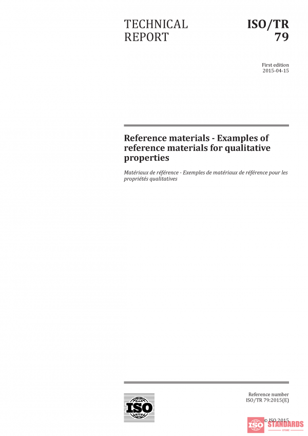 ISO/TR 79:2015 PDF